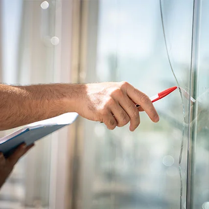 broken glass repair in Tarpon Springs, FL